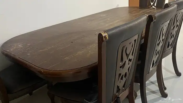 طاولة طعام طاوله مع كراسي الخرج 1