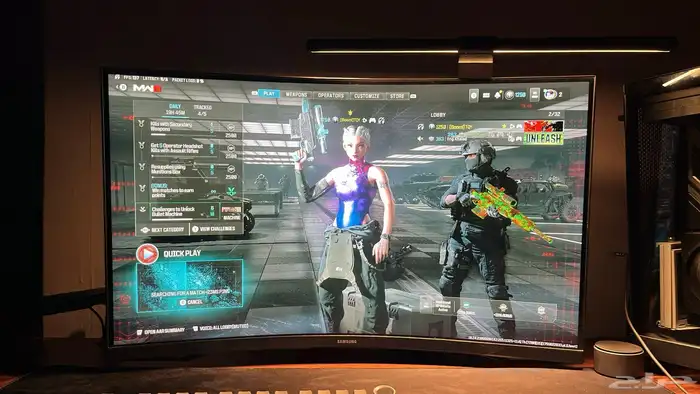 شاشة Samsung 2k 165hz 0