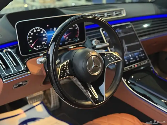 مرسيدس S580 2023 جفالي على الضمان 4