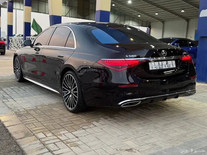 مرسيدس S580 2023 جفالي على الضمان 3