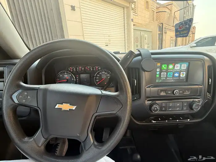 سلفرادو 2018 ممشى 156000 لون ابيض دبل V6 7