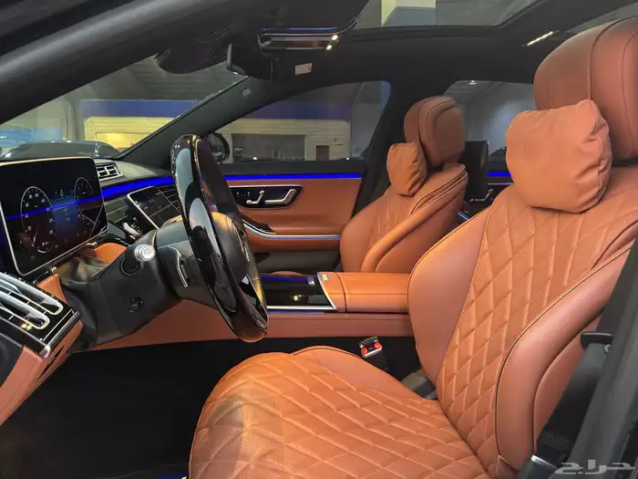 مرسيدس S580 2023 جفالي على الضمان 6
