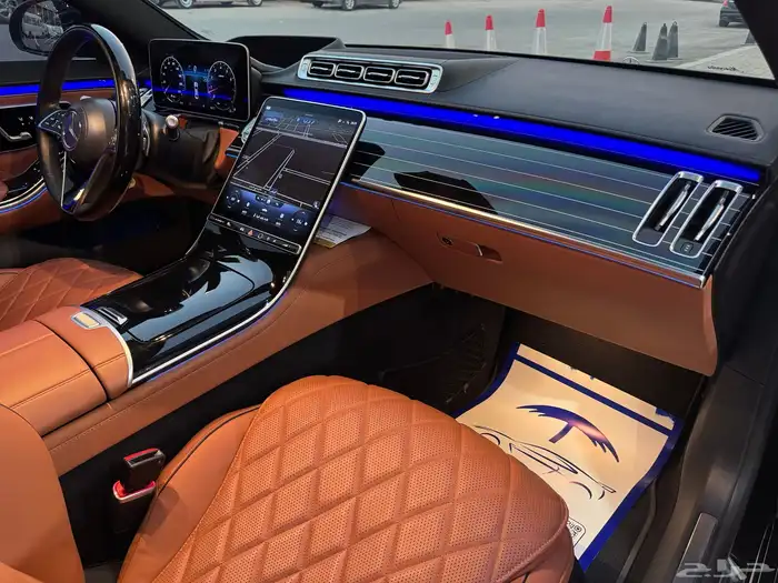 مرسيدس S580 2023 جفالي على الضمان 10