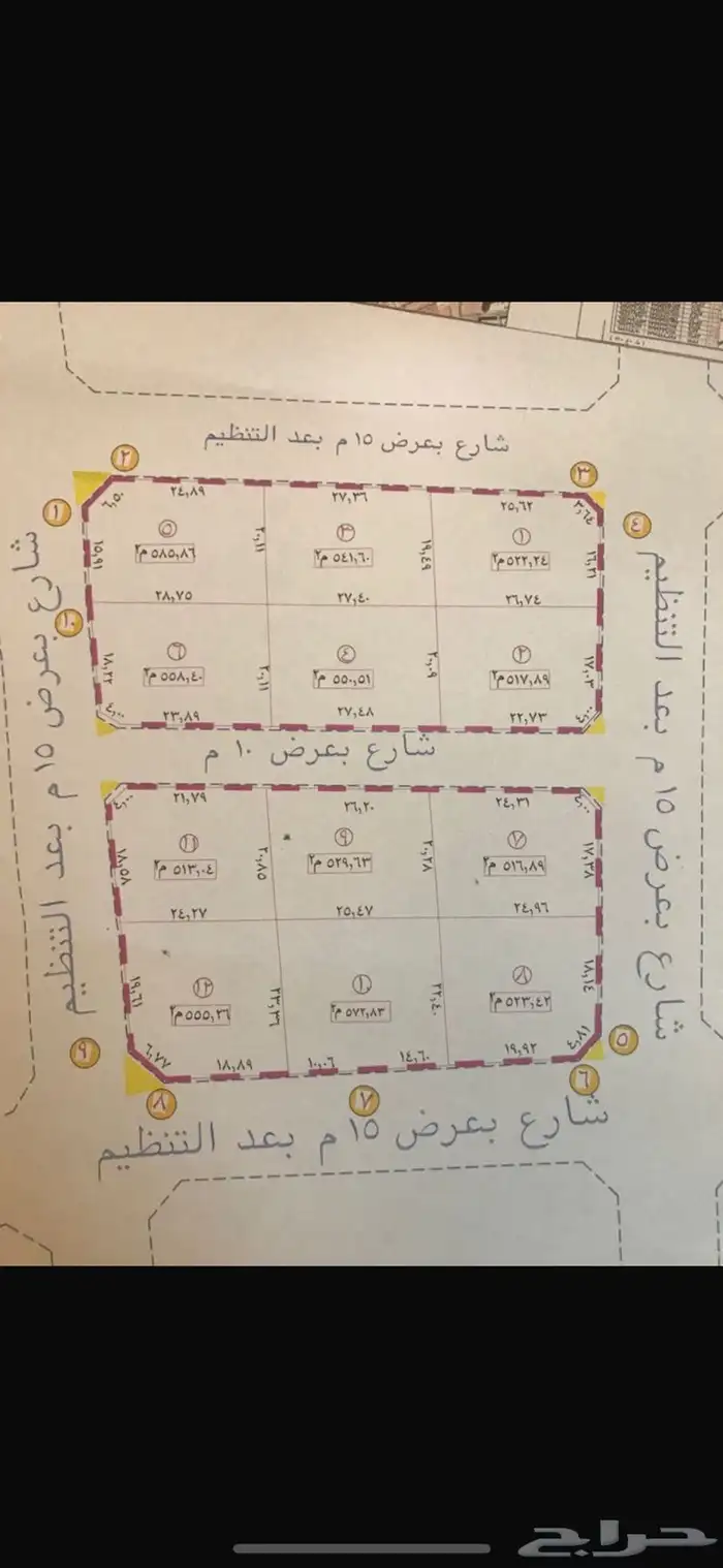 قطعه ارض بصك للبيع الواصليه خلف البيك 0