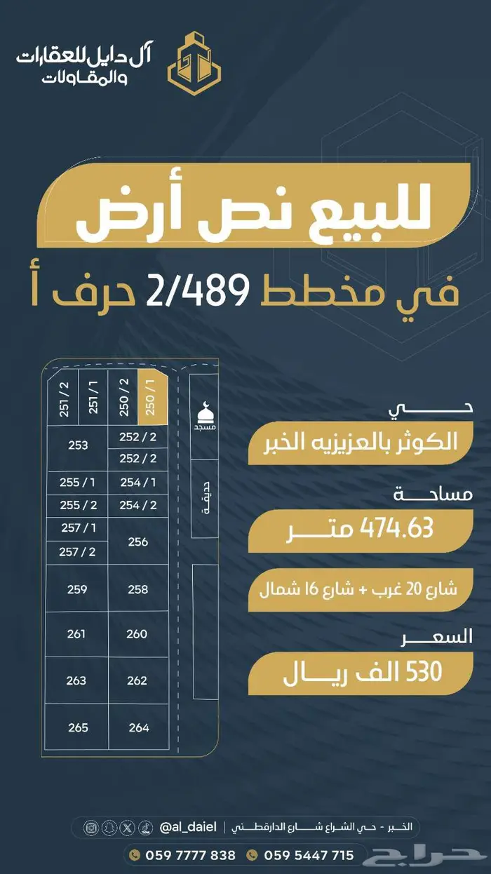عروض اراضي العزيزيه مساحات مخططات مختلفه 5