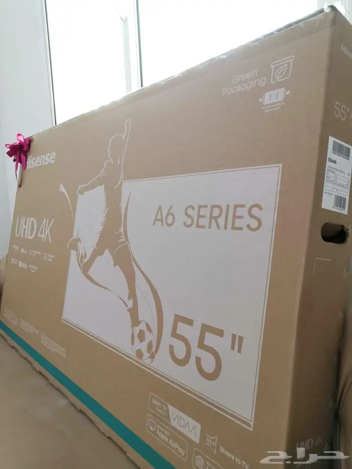 شاشة تلفاز UHD 4K حجم 55 بوصة 3