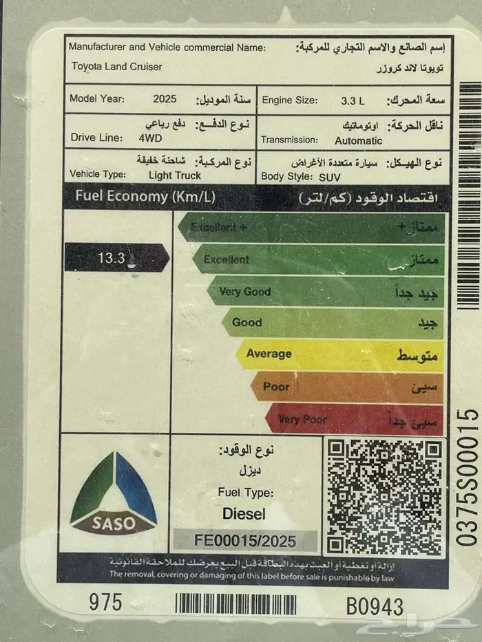 لاندكروزر GXR3 ديزل 2025 كاش واقساط بنوك 4
