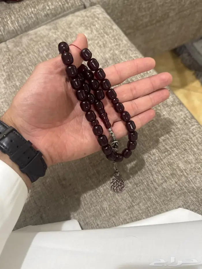 مسباح زعفران العدد 33 اللون عنابي 1