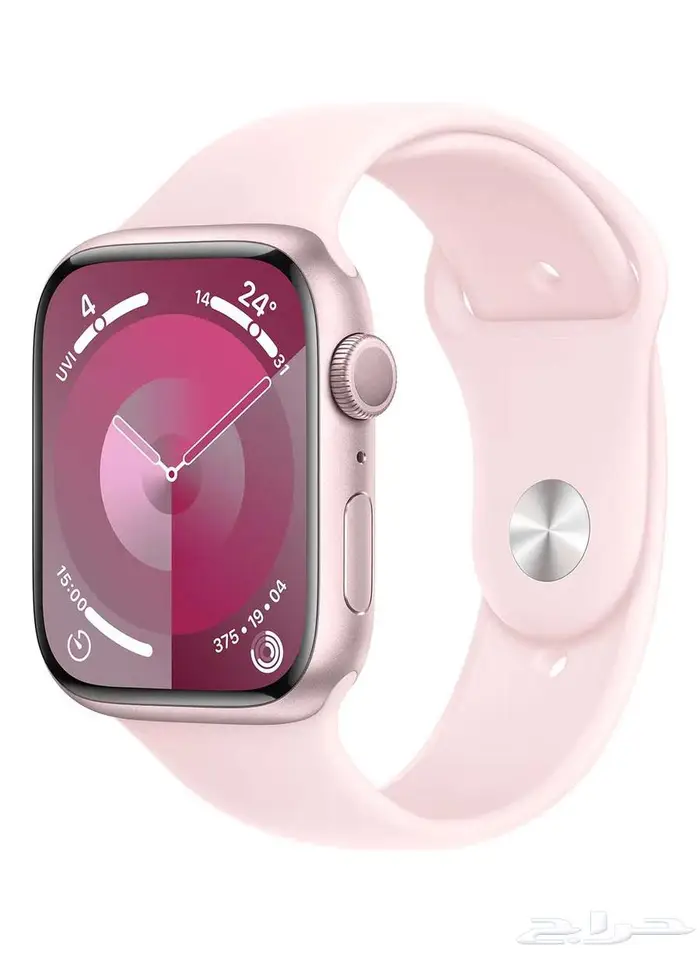(جديد)ساعة آبل 45 مل بينك - Apple Watch 9 GPS 45mm Pink 0