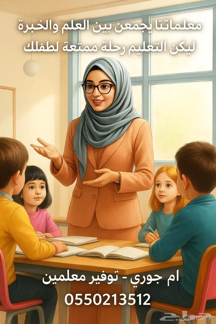 معلم او معلمة تأسيس ومتابعة كل المراحل 1