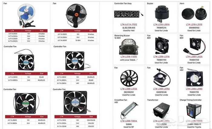 قطع غيار الرافعات الشوكية أرخص من الوكالة Forklift parts 15