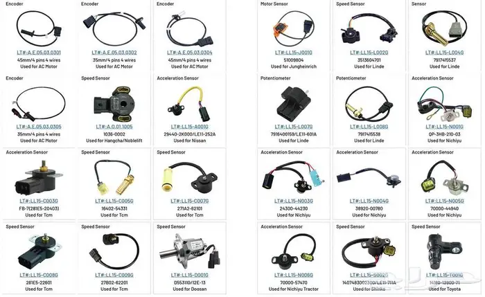 قطع غيار الرافعات الشوكية أرخص من الوكالة Forklift parts 24