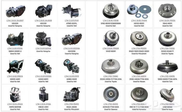 قطع غيار الرافعات الشوكية أرخص من الوكالة Forklift parts 13