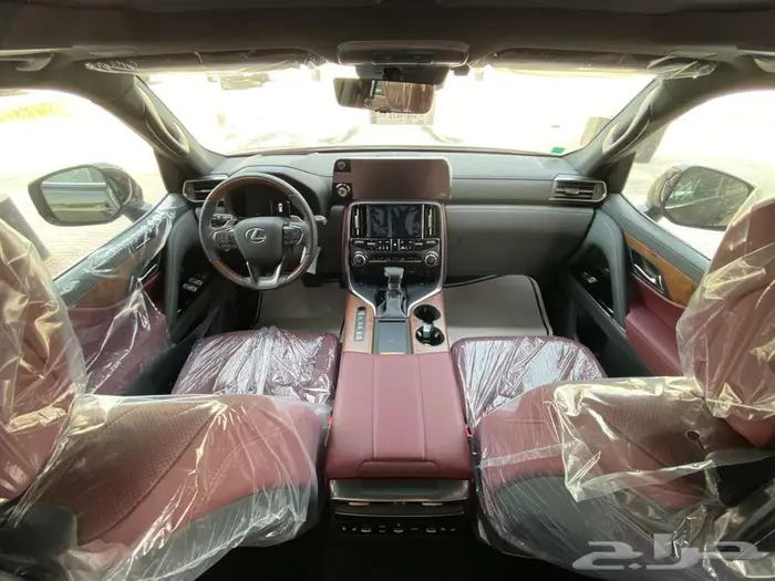 لكزس LX600 BB 2025 خليجي اسود داخلي احمر 12