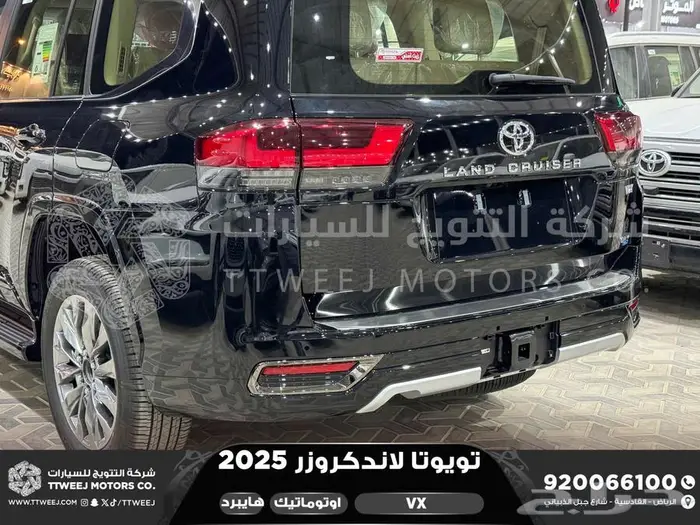 لاندكروزر في اكس فل اسود هايبرد 2025 اقل سعر كاش واقساط 6