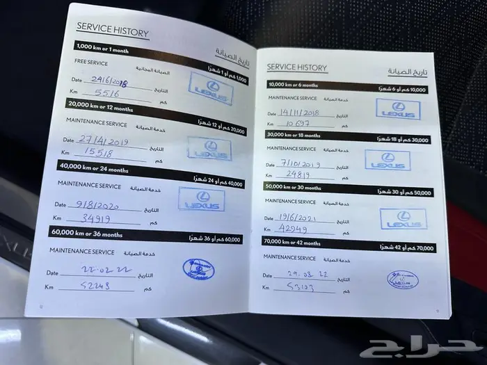 لكزس LS 500 اف سبورت 2018 بحالة المصنع مالك اول 97