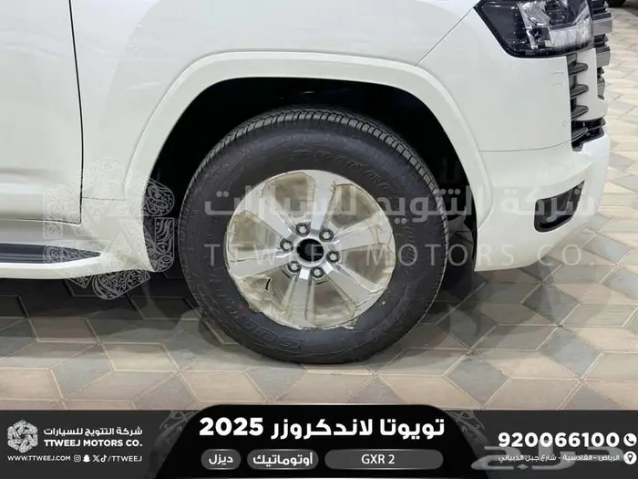 لاندكروزر جي اكس ار رقم 2 ابيض ديزل 2025 اقل سعر كاش واقساط 19