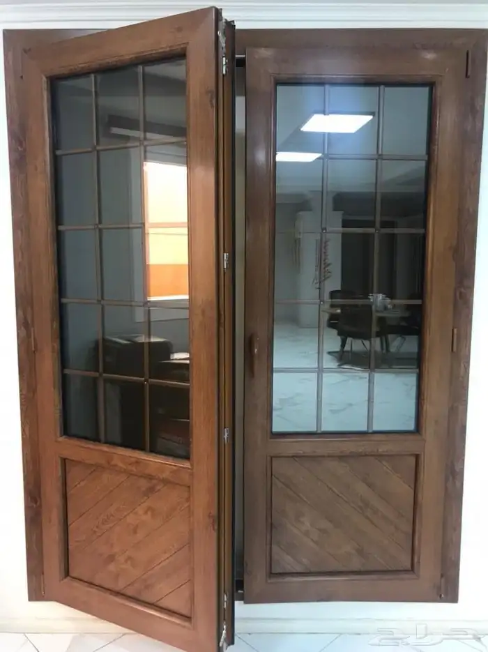 نوافذ وأبواب UPVC المنيوم ابواب WPC 13