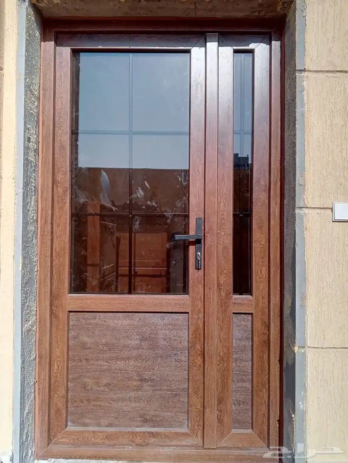 نوافذ وأبواب UPVC المنيوم ابواب WPC 17