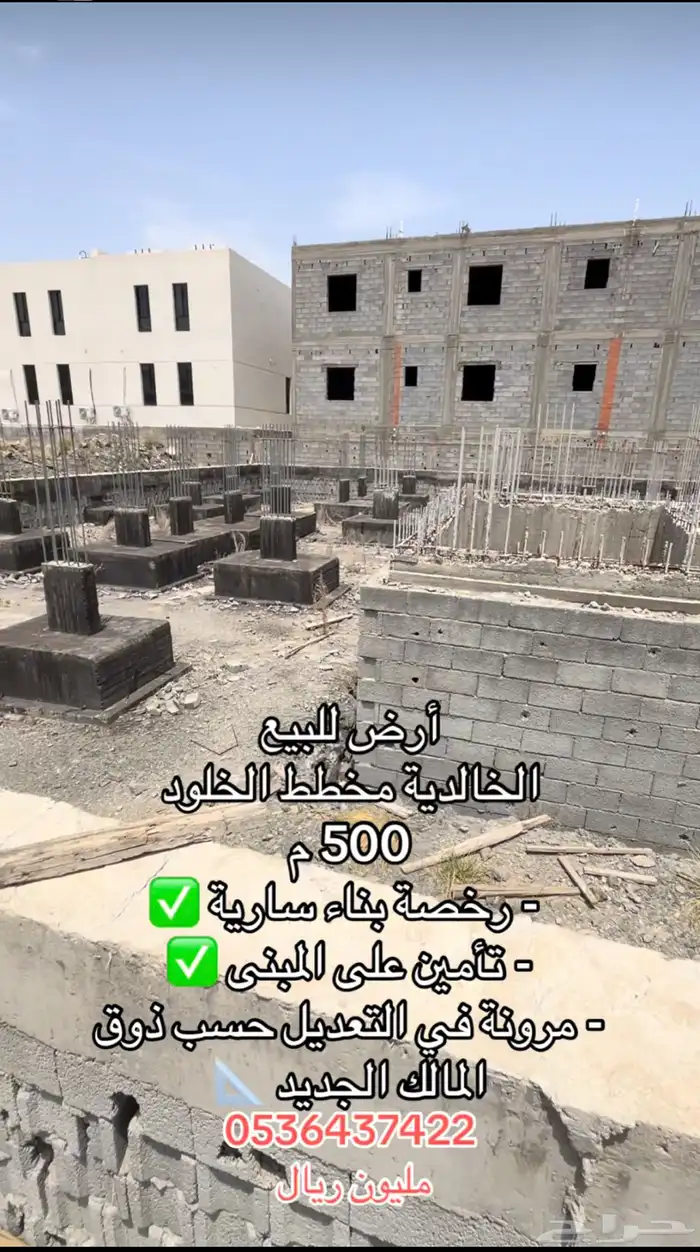 أرض الخالدية مخطط الخلود 0