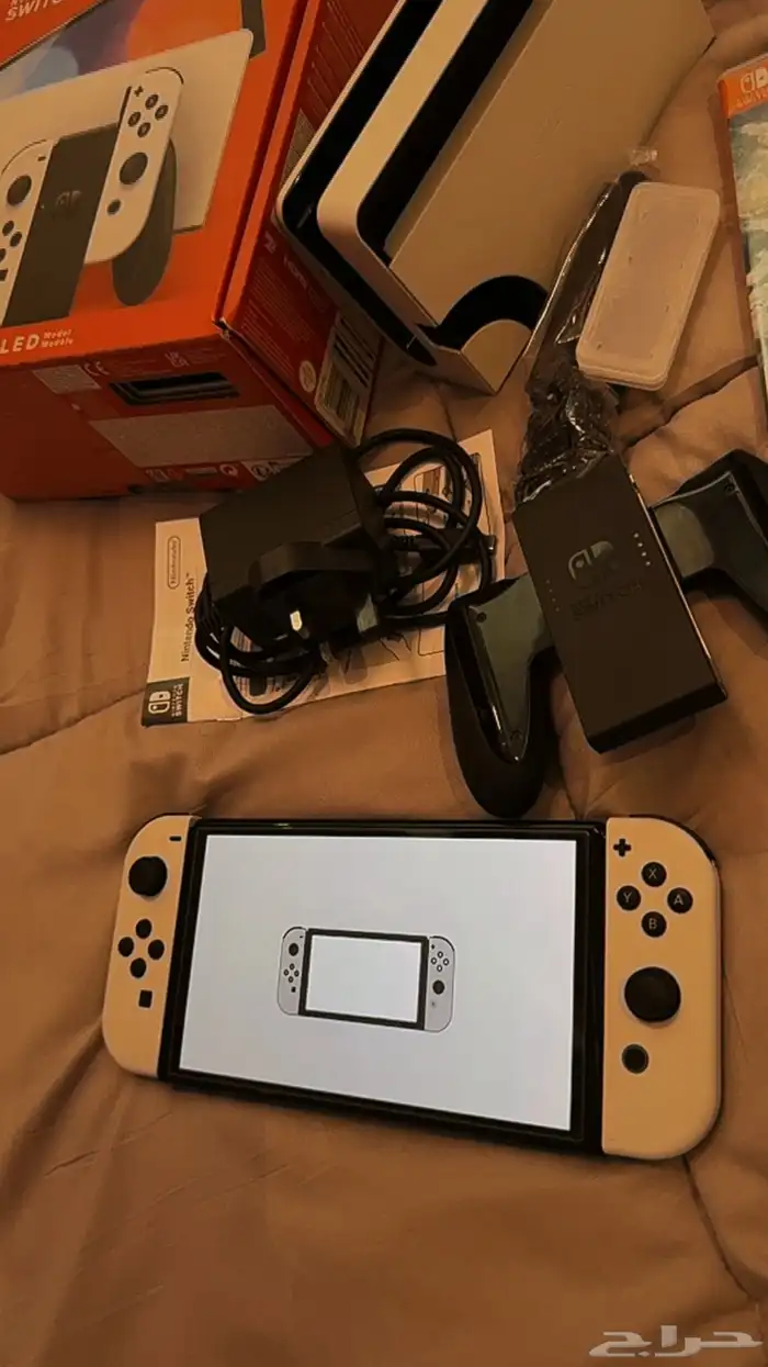 لعبة جهاز nintendo switch جديد لم يتم الاستخدام 2