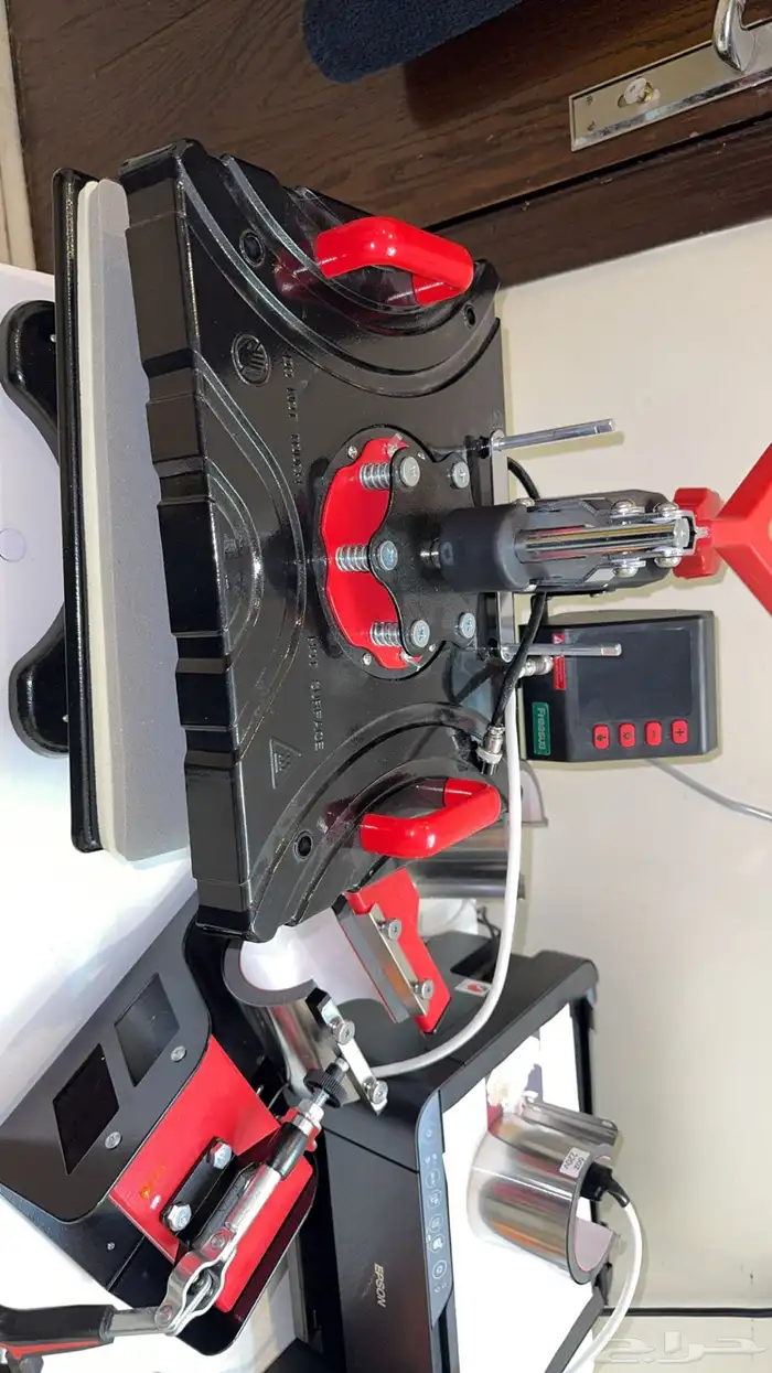 مكبس حراري 11x1 بجميع ملحقاته وجهاز كاميو 5 بجميع ملحقاته 3