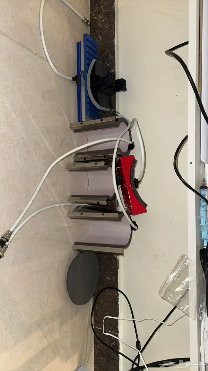 مكبس حراري 11x1 بجميع ملحقاته وجهاز كاميو 5 بجميع ملحقاته 6