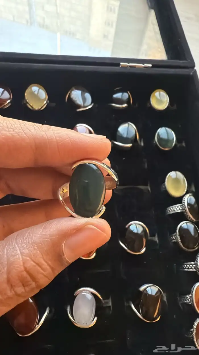 عقيق يماني وأحجار ثانية متنوع 12