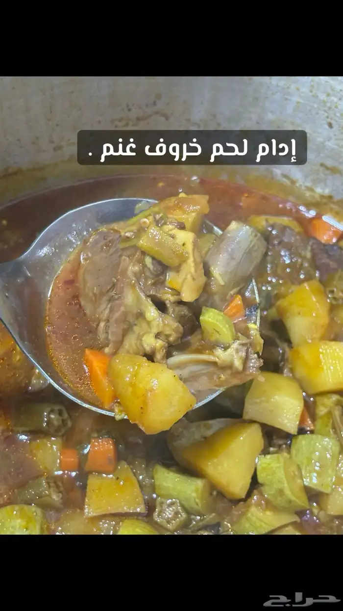 صالونة لحم بالخضار 0