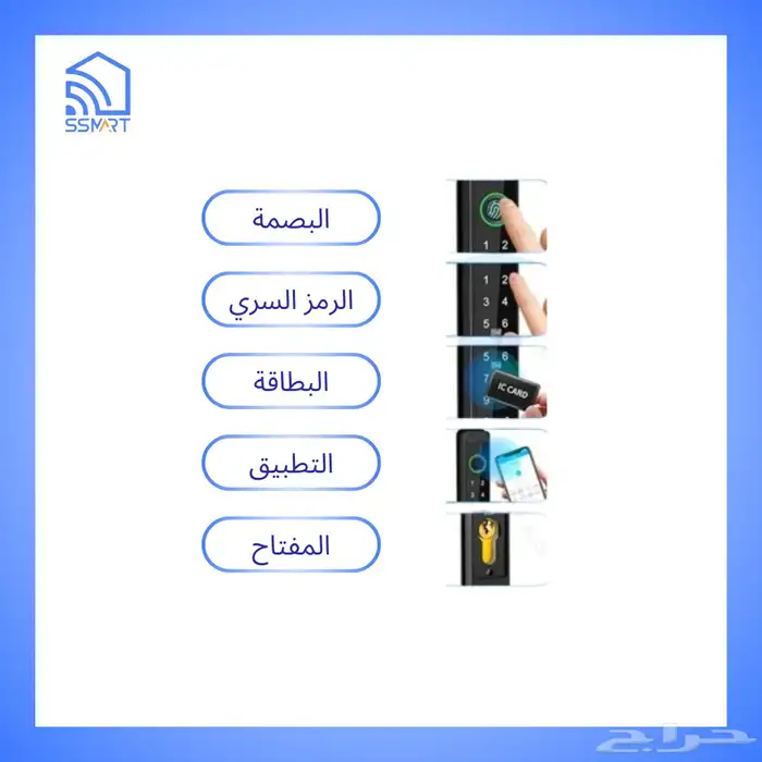 قفل ذكي خارجي بلوتوث مقاوم للماء والحرارة 1