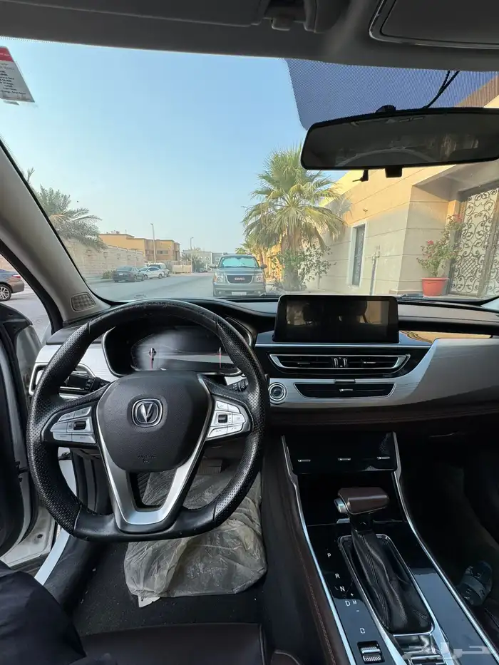 شانجان CS75 نص فل 2020   أبيض   بانوراما   نظيفة) 6