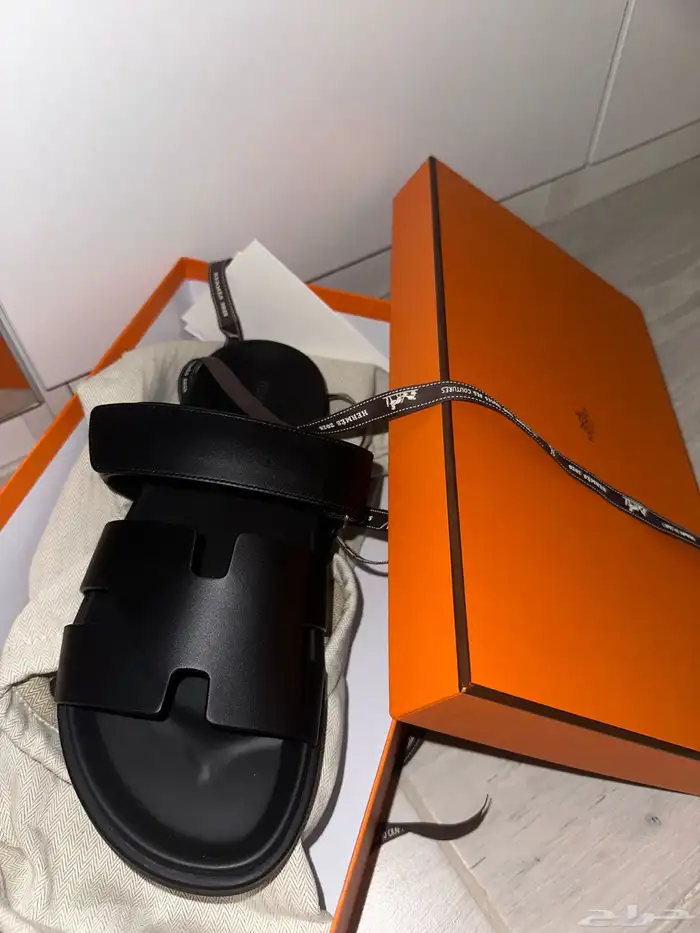 Hermes - Men Chypre Sandals - هيرميس اصلي رجالي 0