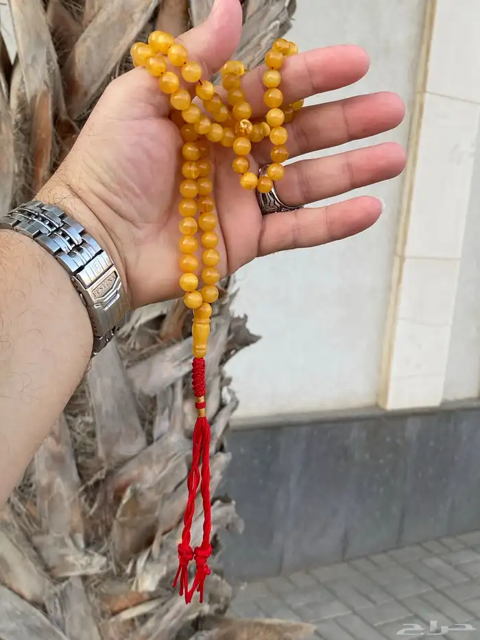 مسباح كهرمان قديم اللون منجاوي 3