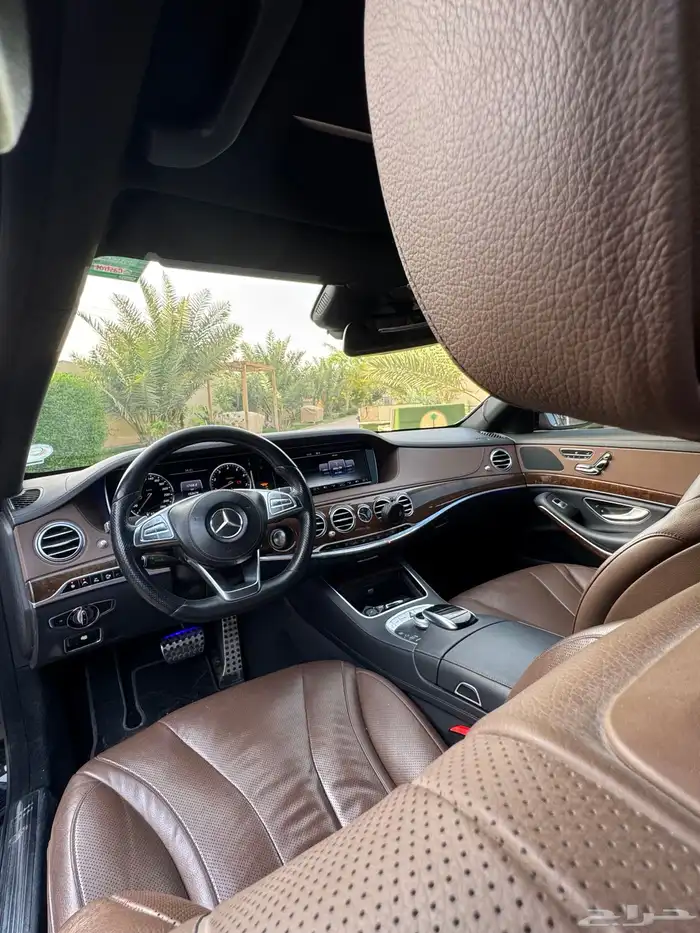 مرسيدس S500للبيع قرقاش نضيفه جدا 10