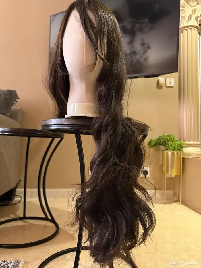 باروكة شعر طويل وكثيف مخلوط 1