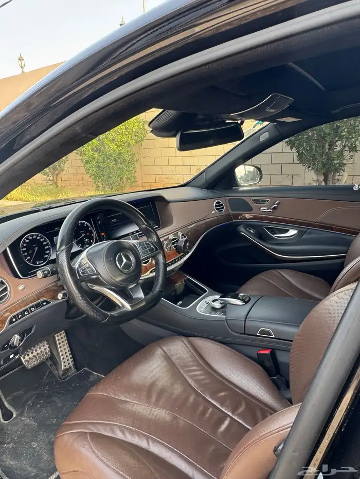 مرسيدس S500للبيع قرقاش نضيفه جدا 7