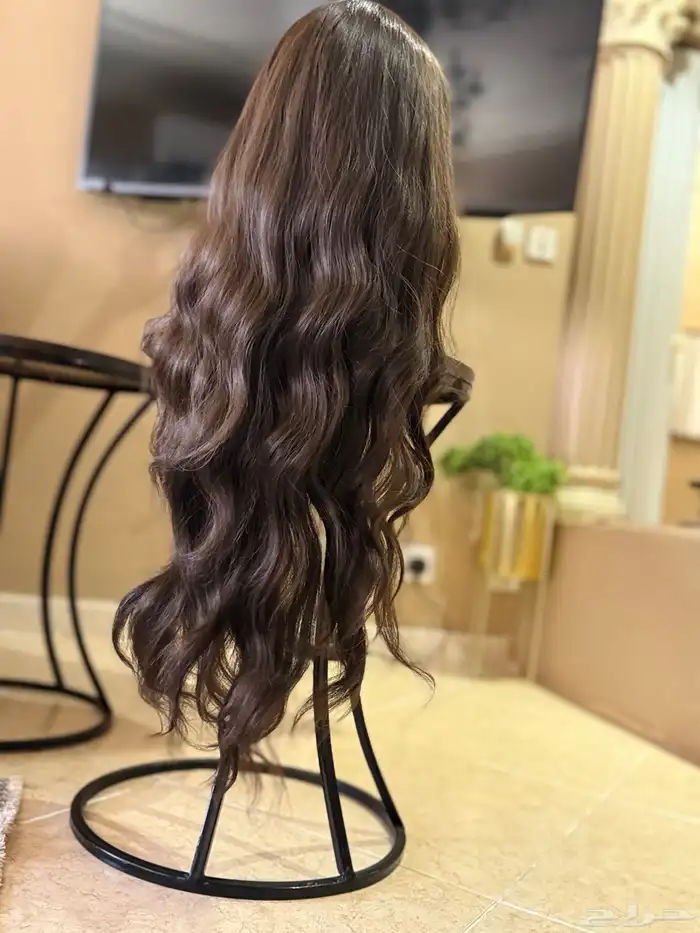 باروكة شعر طويل وكثيف مخلوط 4