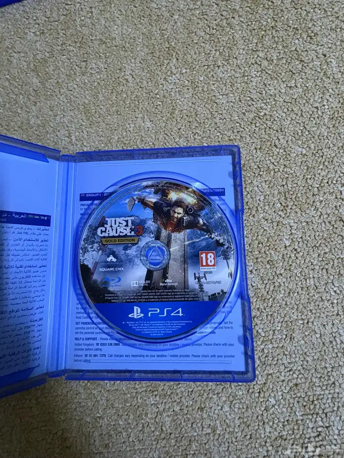شريط JUST CAUSE 3 نظيف جدا وعلى الشرط والبيع على السوم 1
