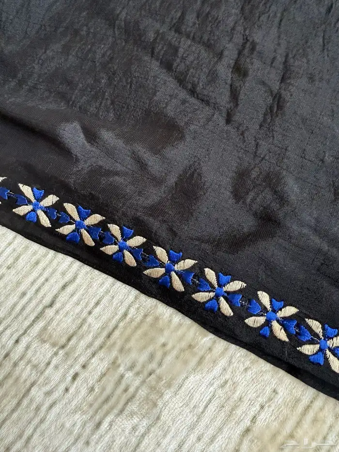 طرحة تطريز   طرح   مطرزه   لينن 0