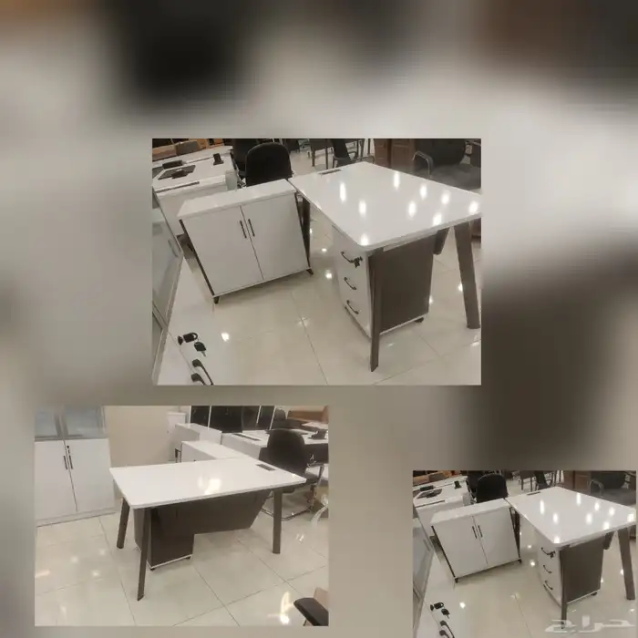 مكتب مدير عصري بتصميم فخم ومساحة عمل كبيرة 75