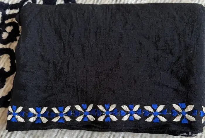 طرحة تطريز   طرح   مطرزه   لينن 1