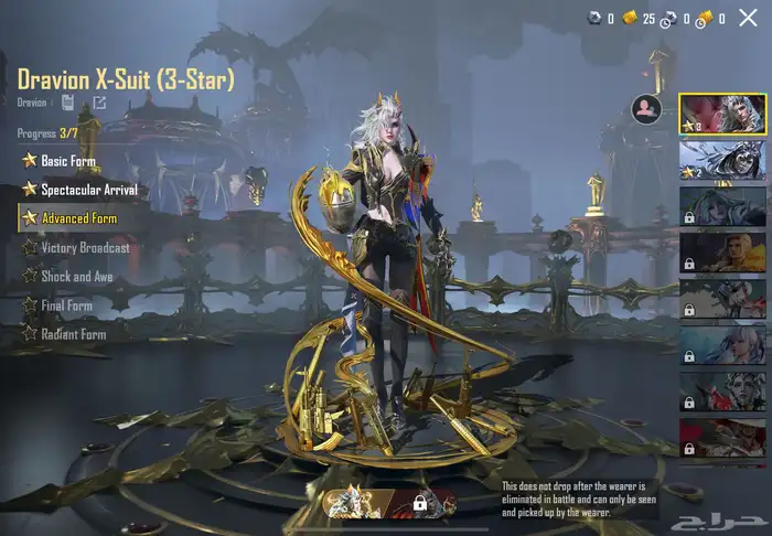 حساب ممتاز ببجي 25