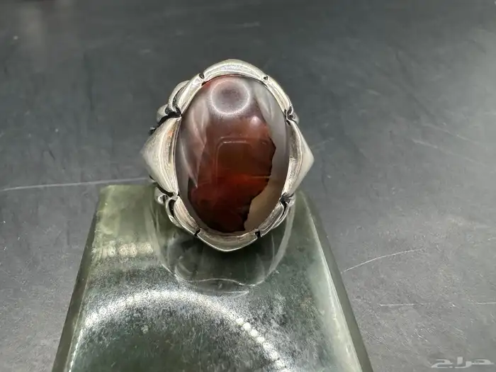 خاتم عقيق يماني مصور 2