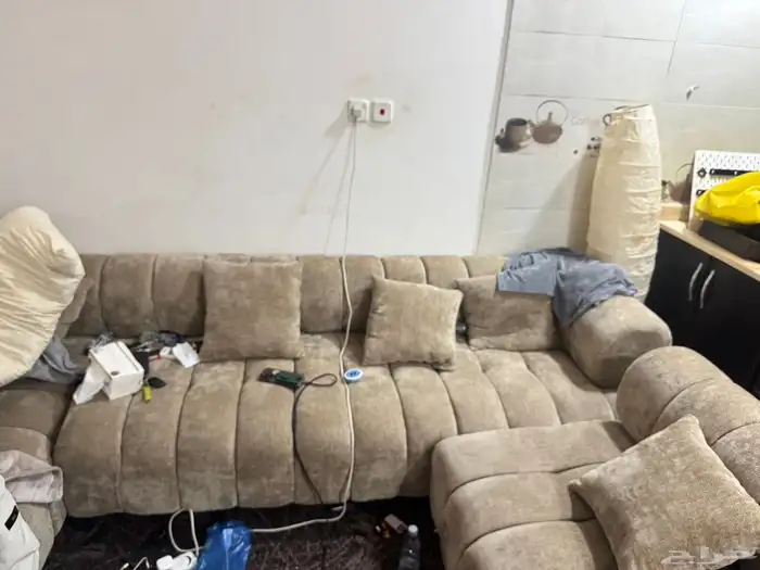 كنب جديد وثلاجه للبيع 1