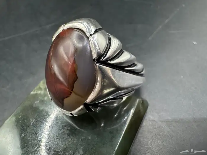 خاتم عقيق يماني مصور 4