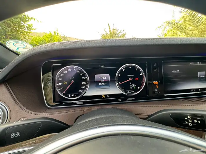 مرسيدس S500للبيع قرقاش نضيفه جدا 11