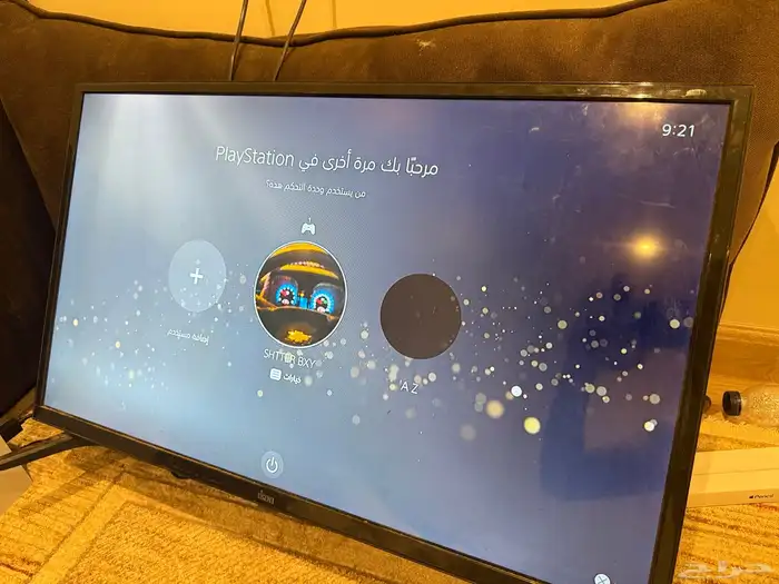 بلاستيشن 5 وسماعه سوني وشاشه 5