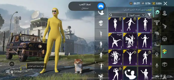 حساب ببجي 45