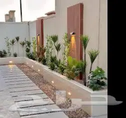 تنسيق حدائق عشب بديل خشب ديكورات وخارجي سكاكا ا 4
