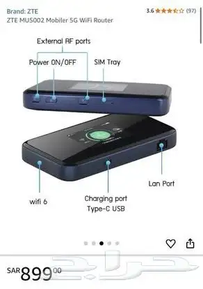 ZTE 5G mobile router with wifi support 1